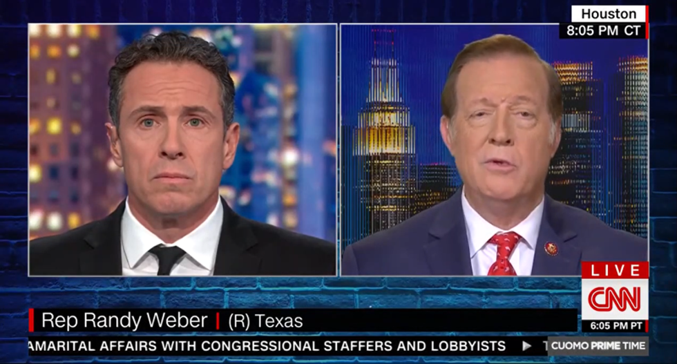 CNN's Chris Cuomo stuns Texas Republican after debunking Trump's Ukraine 'server' conspiracy theories