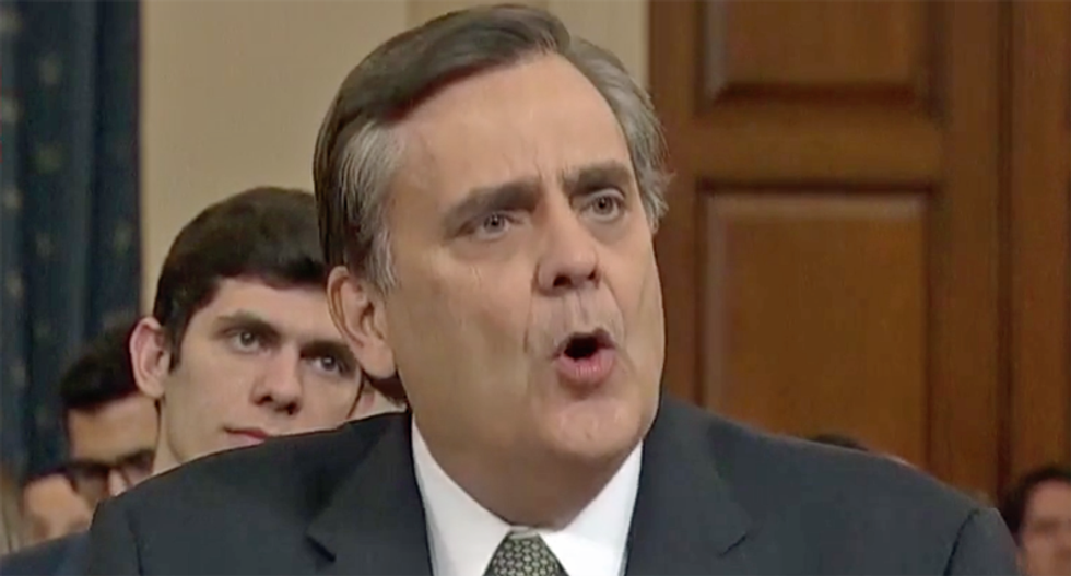 'Pathetic': GOP witness Jonathan Turley ripped for 'embarrassing' himself at impeachment hearing