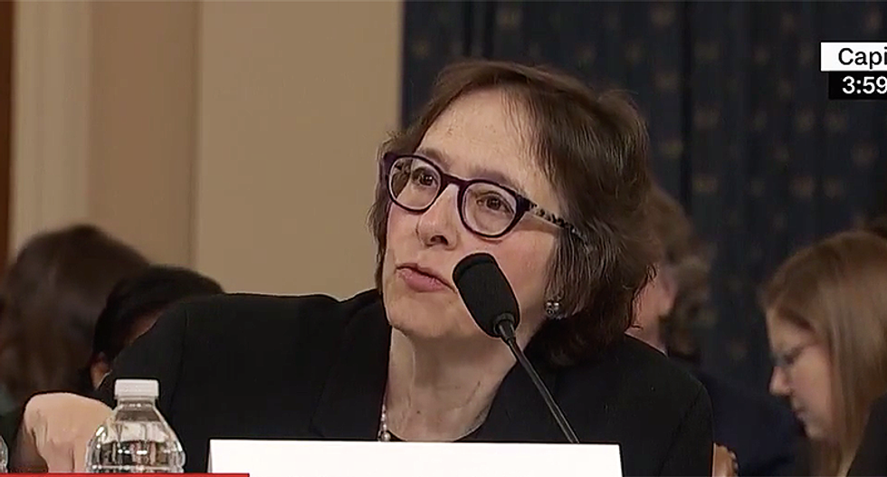 Trump campaign attacks Prof Pamela Karlan as ‘unhinged’ and a ‘kook’ for impeachment testimony