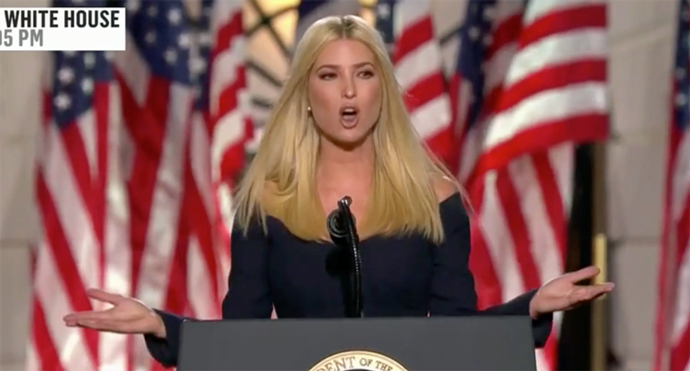 Ivanka Trump ripped for White House speech to ‘sanitize and whitewash Trump’s racism and cruelty’