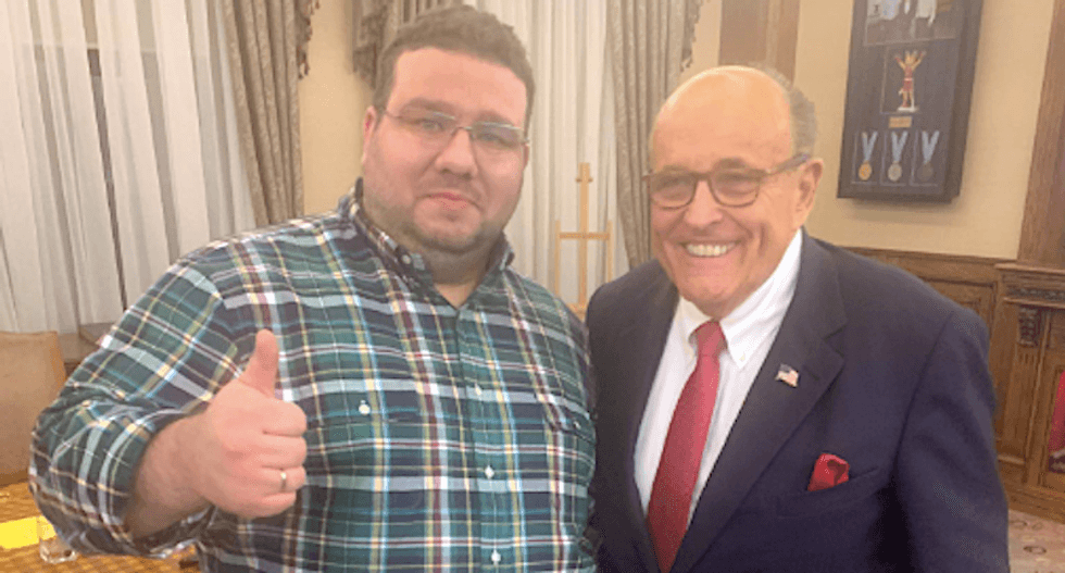 REVEALED: Giuliani hanging out at notorious den for Kremlin spies with alleged Russian intel operative