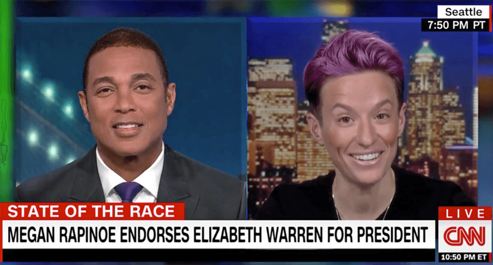 ‘She’s fire’: Soccer superstar Megan Rapinoe explains her endorsement of Elizabeth Warren