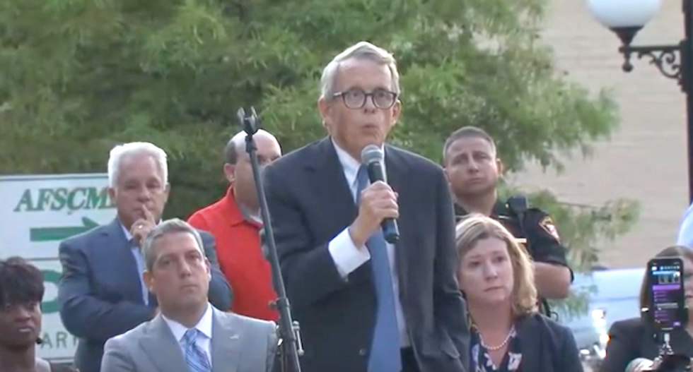 'Do something!' Ohio Gov. Mike DeWine drowned out by angry mourners after Dayton massacre