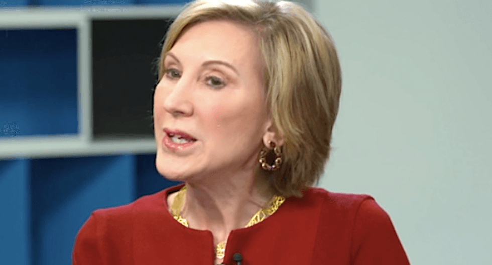 Former GOP presidential candidate Carly Fiorina says she intends to vote for Biden
