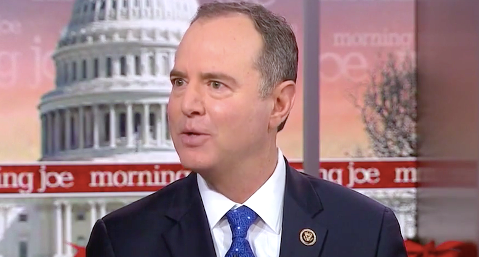 Adam Schiff says Trump was trying to threaten him with latest tweet