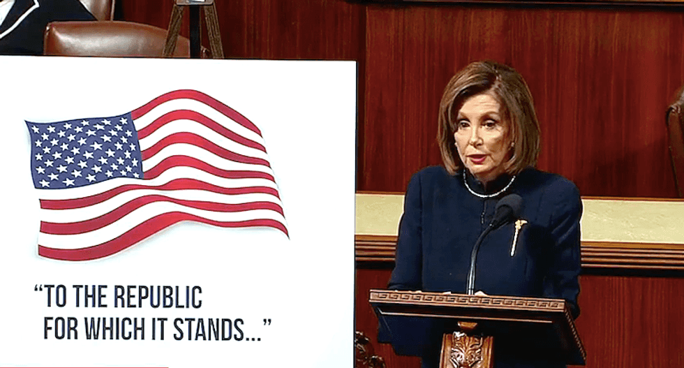 Nancy Pelosi earns applause with powerful call to impeach Trump: ‘The president is an ongoing threat to national security’