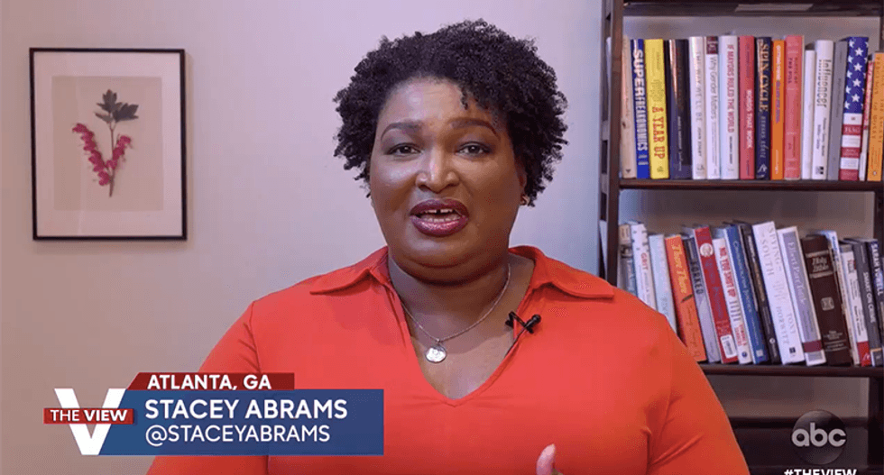 Stacey Abrams tells The View the only problems GOP candidates have with Georgia election is that they didn't win