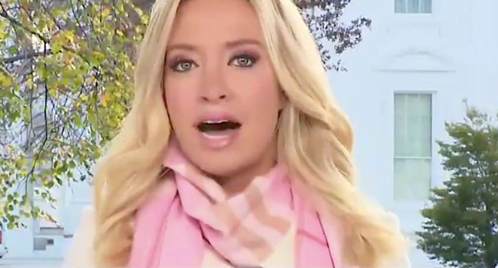 WATCH: Kayleigh McEnany casually suggests Trump will serve another four years