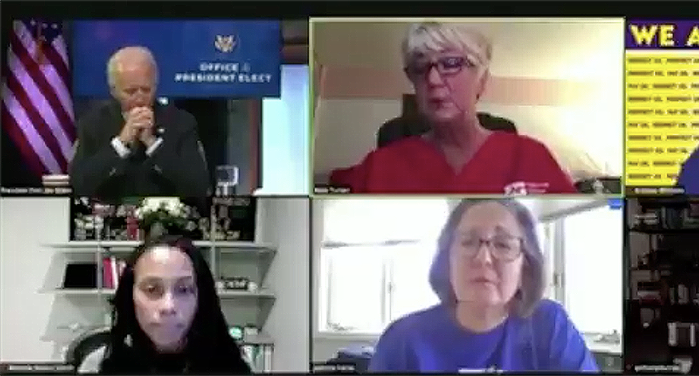 Biden gets emotional in Zoom call as nurse pleads for help: 'Our employers and government aren't supporting us'