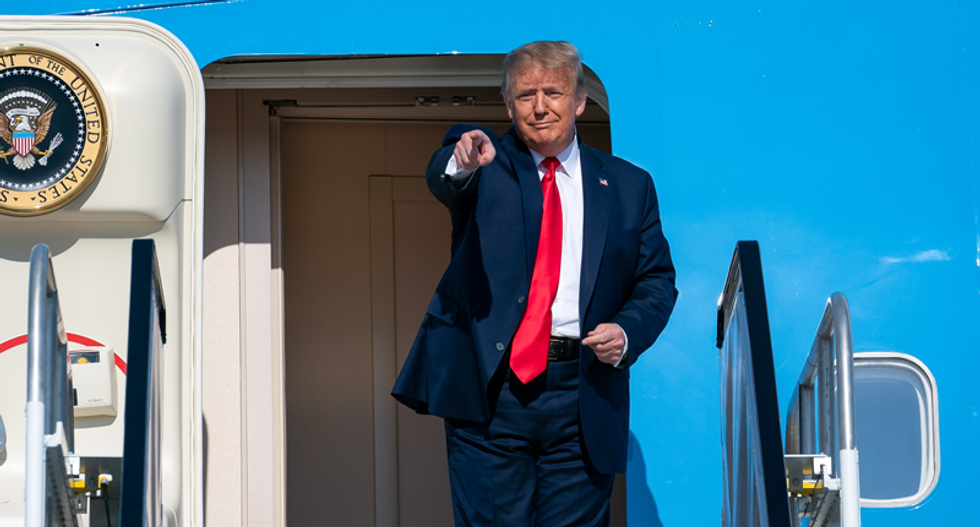 Trump to travel 'unannounced' to fake 'hearing' on election fraud -- after aides failed to talk him out of it: reports