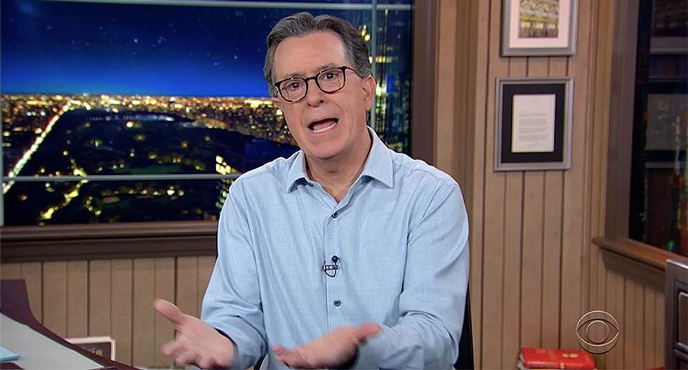 Colbert says the reason Trump's inner circle is getting COVID-19 is their lips are too close to his butt
