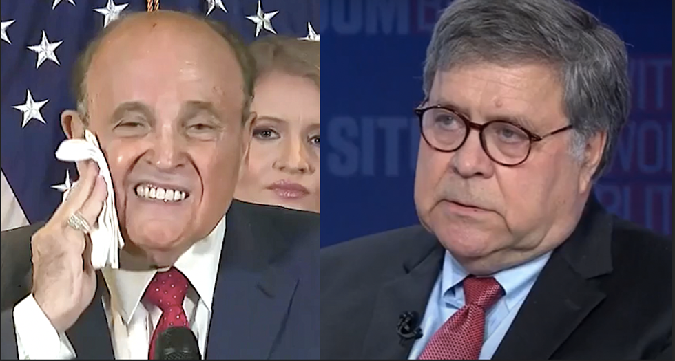 'Acting-AG Rudy Giuliani?': Americans speculate if Bill Barr will be fired after declaring no 2020 election fraud