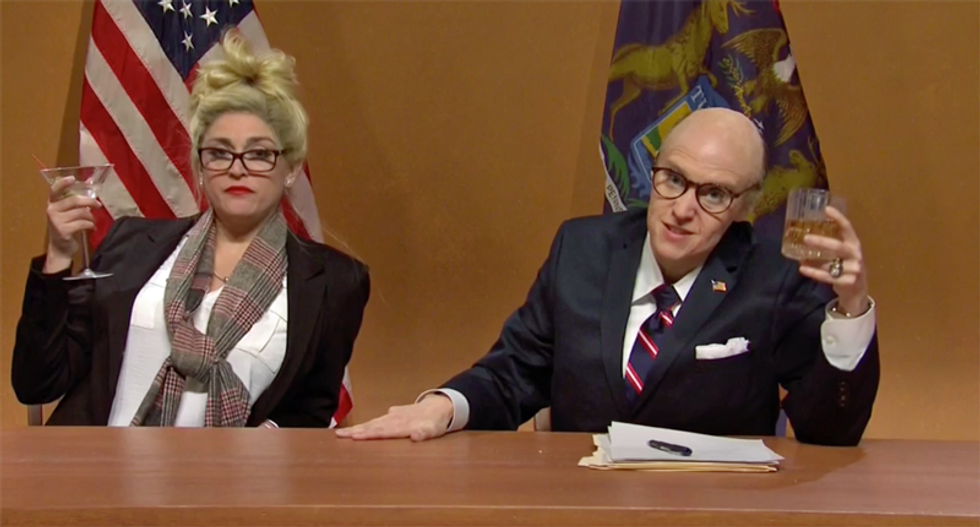 SNL rips Giuliani's conspiracy theories with skit that results in America's Mayor blacking out momentarily