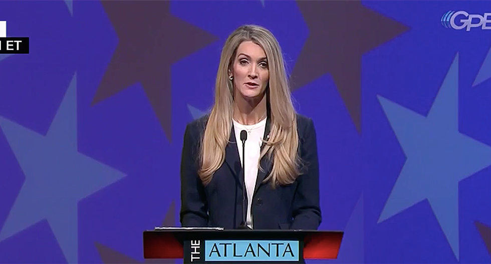 Kelly Loeffler asked twice if she agrees with Trump that the election was rigged -- but refuses to answer