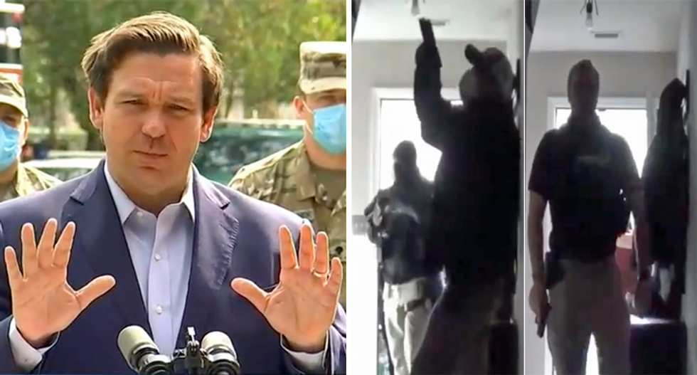 ‘DeSantis is out of control’: Florida governor ripped for ‘Gestapo tactics’ after raid of COVID critic's home