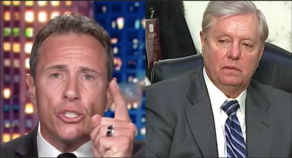 CNN's Chris Cuomo tears into 'reservoir of bile' Lindsey Graham for blind Trump loyalty