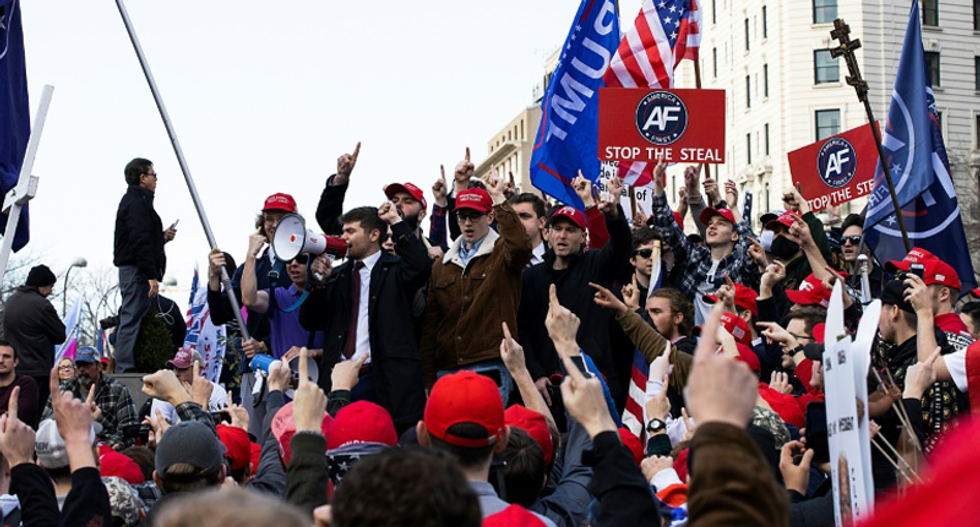 Trump supporters reject the reality he lost the election and march on Washington, DC