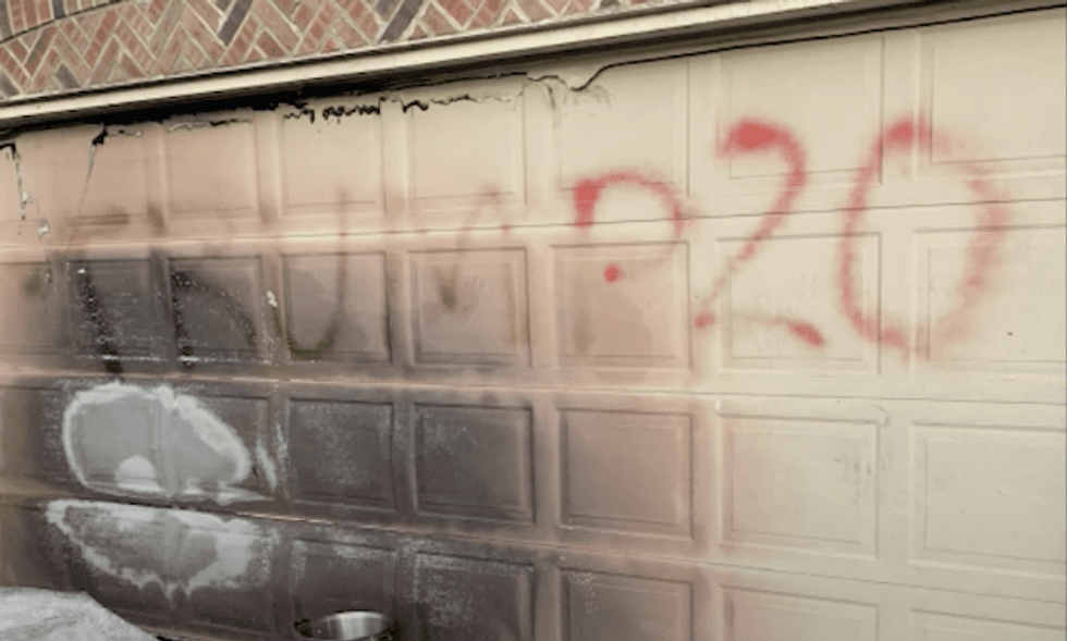 Black family's cars set on fire and garage door vandalized after they displayed Black Lives Matter sign in their yard