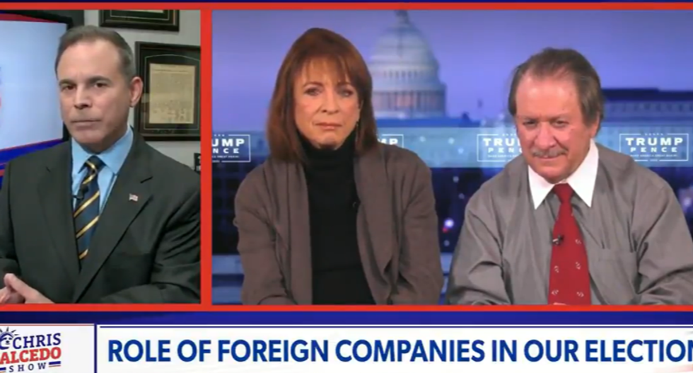 Newsmax host claims to be in contact with foreign governments alleging voter fraud