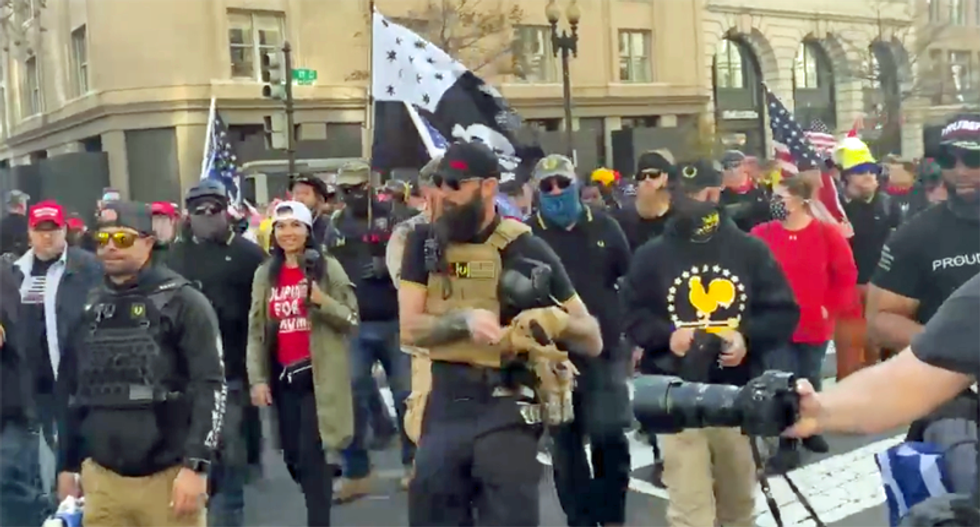 White nationalists and conspiracy theorists rally in DC -- 'they were urged on by Trump': reports