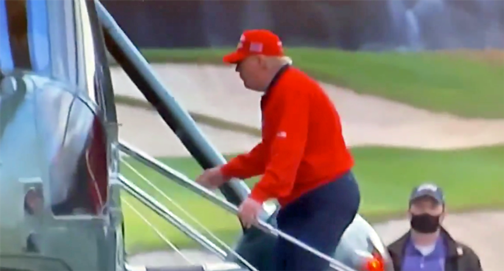 Trump had Marine One fly him directly from his golf course to his vacation at Camp David: report