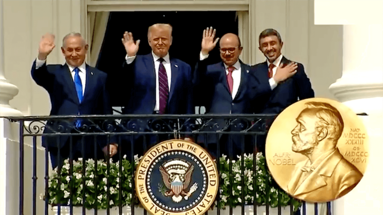Trump photoshopped Nobel Prize into campaign-style ad — despite not winning the award