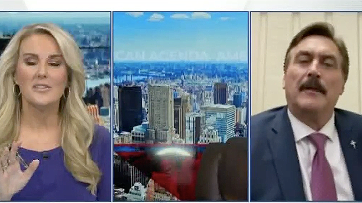 Newsmax anchor Bob Sellers walks off after MyPillow CEO Mike Lindell goes off on another conspiracy rant