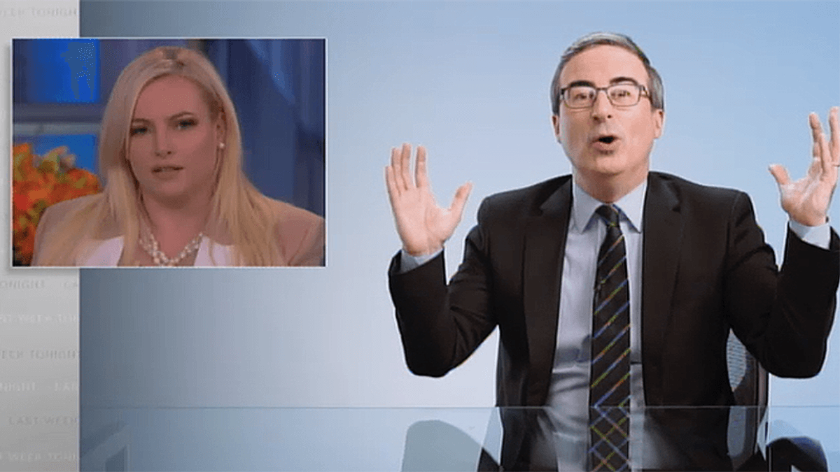 John Oliver blasts Meghan McCain for call to stop Asian hate after saying people can call it the China virus