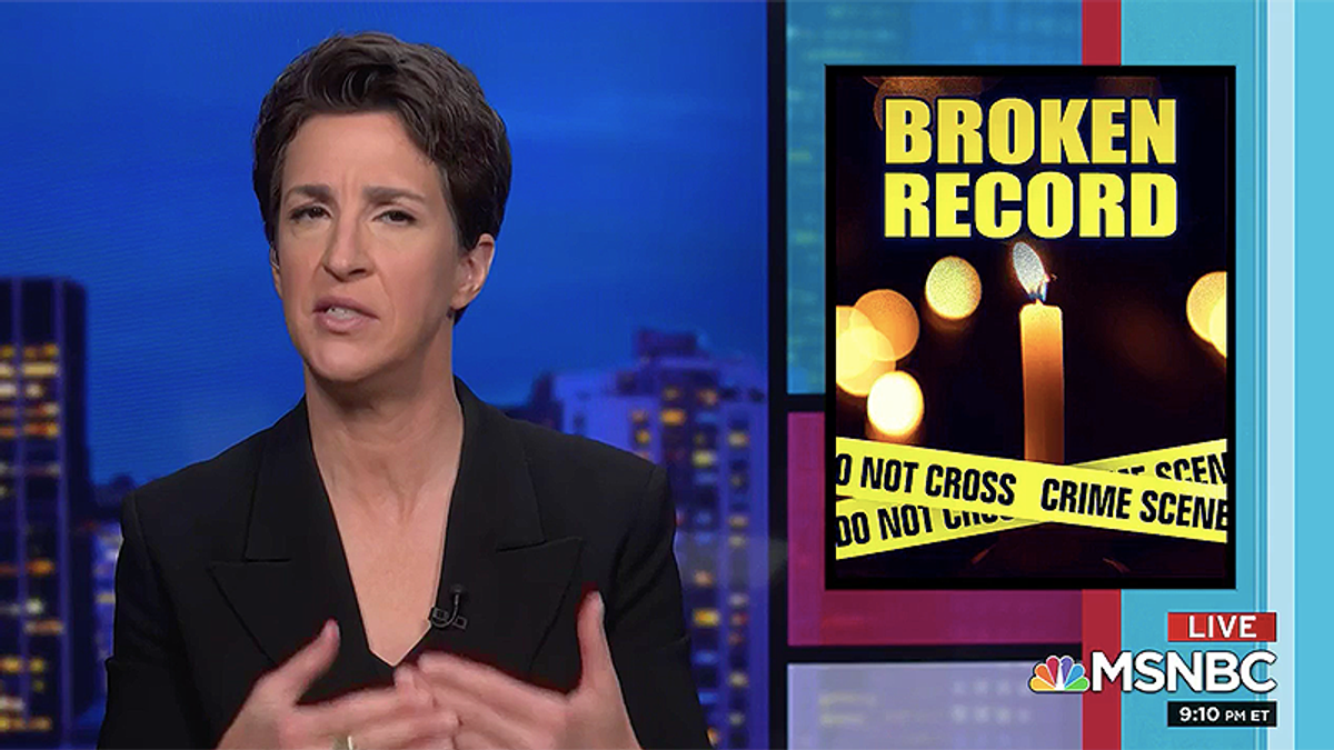 Maddow rails against Joe Manchin lies claiming he could pass gun laws — after failing over and over to deliver