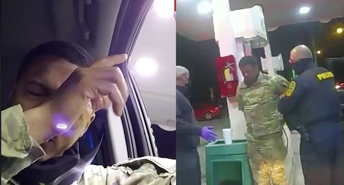 Threats and lies: What many reports are forgetting in the video of Virginia police attacking Army medic