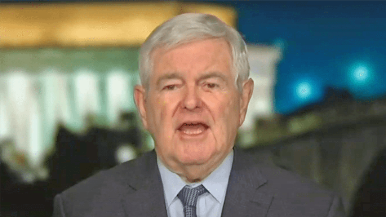 Newt accuses Biden of being 'deliberately anti-America' while ranting about the LGBTQ flag on Fox