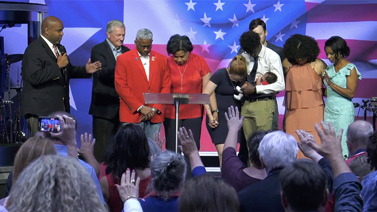 Church lets Allen West use pulpit to announce gubernatorial race with a campaign video