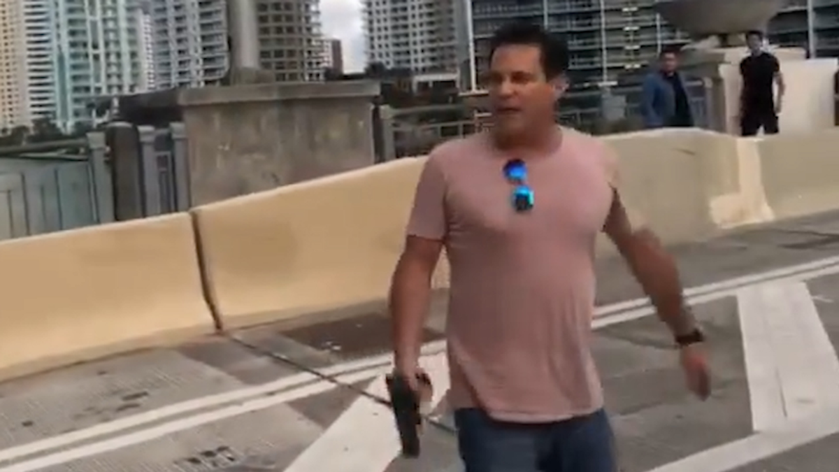 Florida man who pulled gun on Black teen protesters in viral video asserts 'Stand Your Ground' defense