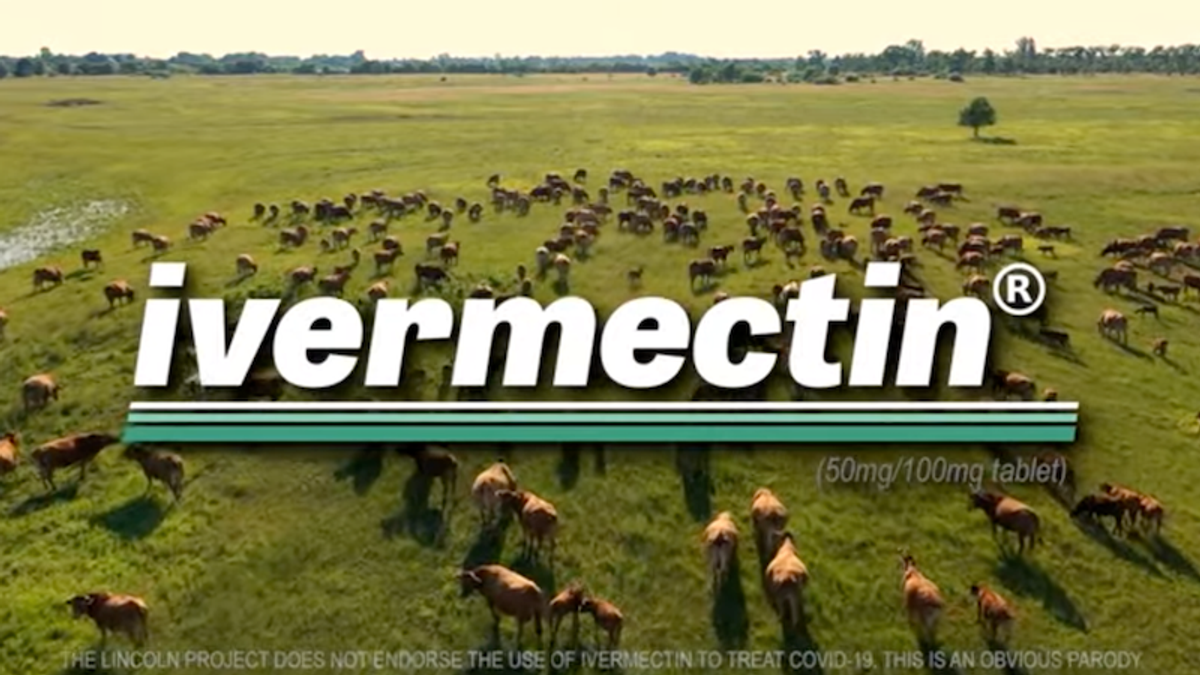 Lincoln Project mocks conservatives’ obsession with ivermectin in new parody video