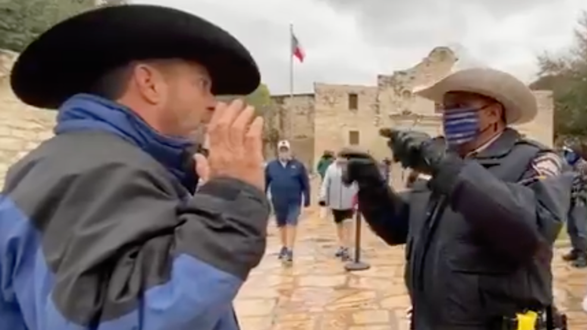 'Texas tyranny!' Right-wingers melt down over anti-masker being booted from the Alamo