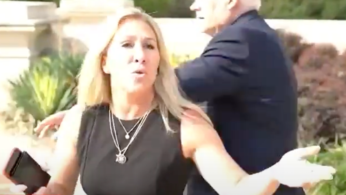 WATCH: Marjorie Taylor Greene rants to CNN reporter about 'traitor' Liz Cheney and 'self-absorbed jerks' in Congress