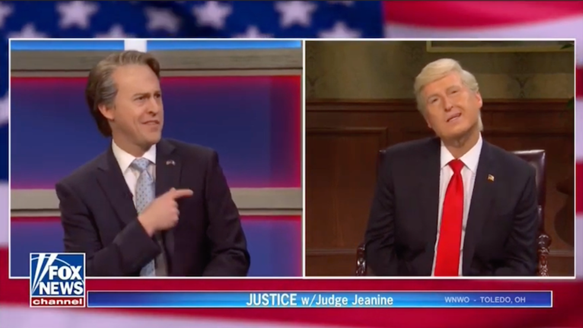 Trump hijacks 'Judge Jeanine' as Glenn Youngkin squirms in SNL's Cold Open