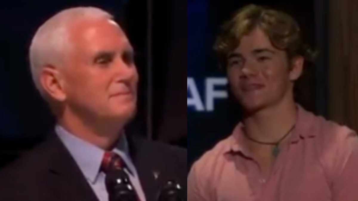 WATCH: Mike Pence stumped by college student's question about how to 'get a girlfriend'