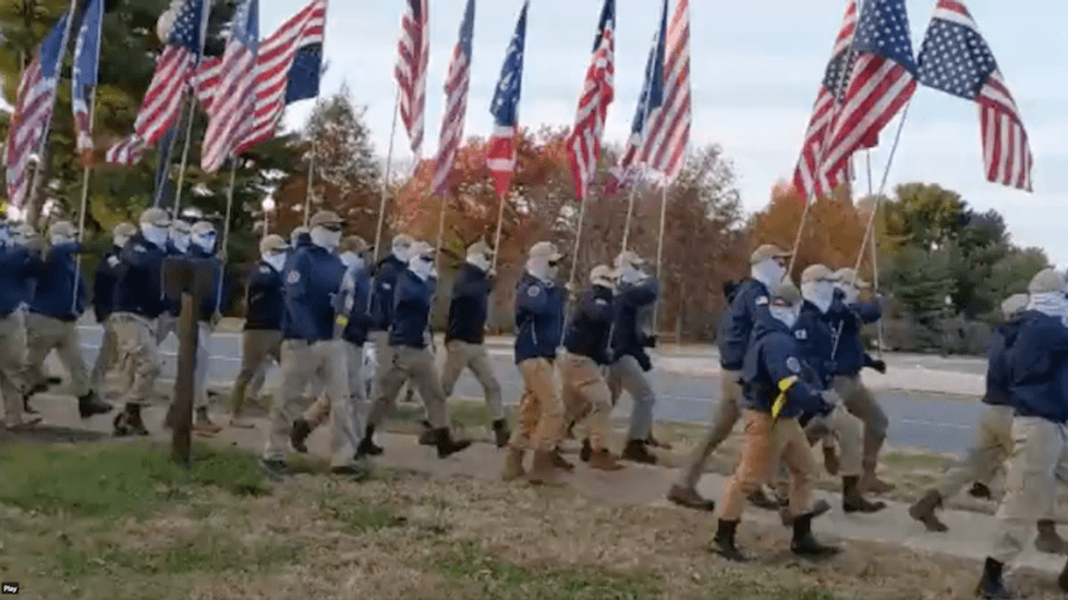 WATCH: Hundreds of white nationalists descend on Capitol in unannounced march