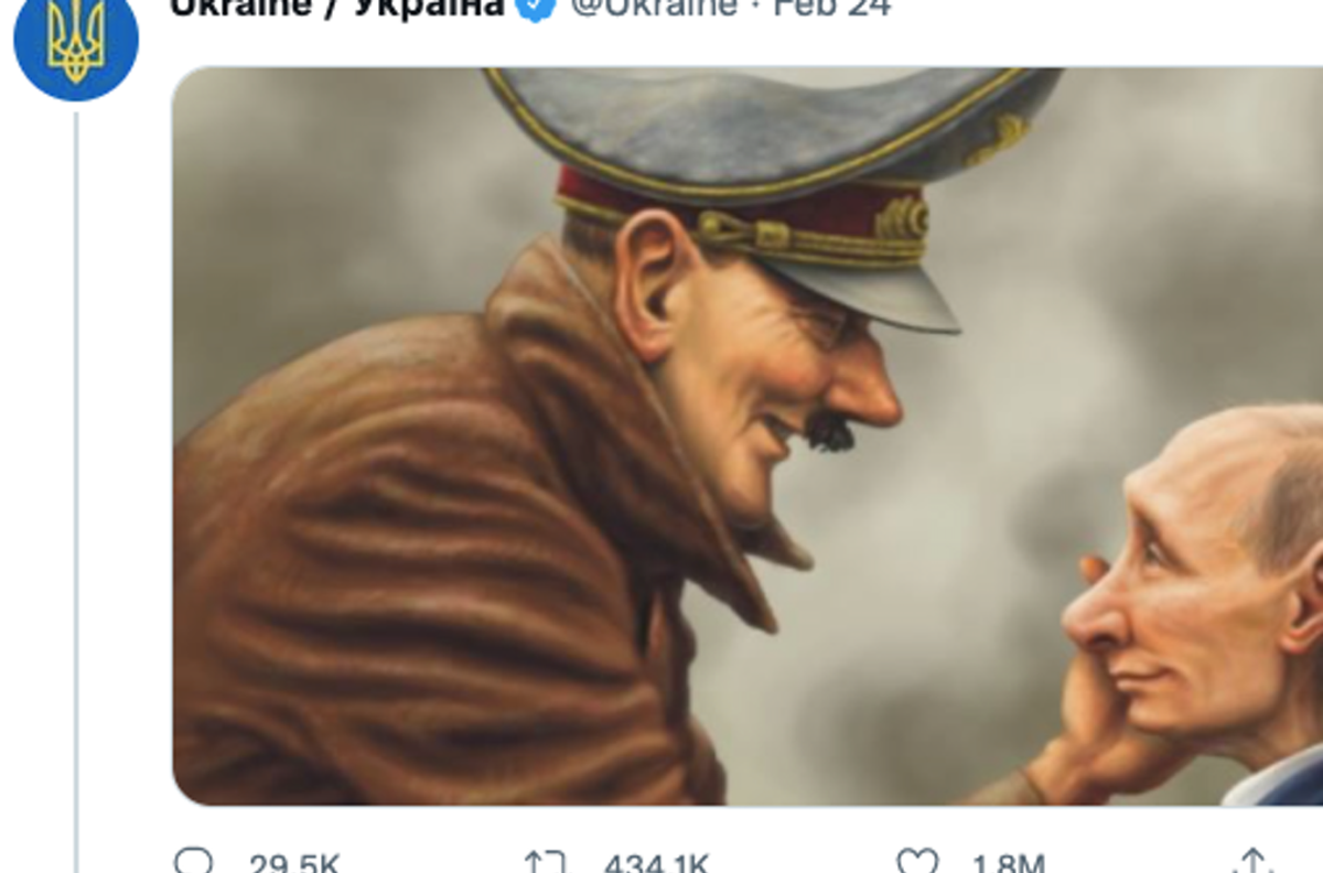 Ukraine’s Twitter account is a national version of real-time trauma processing