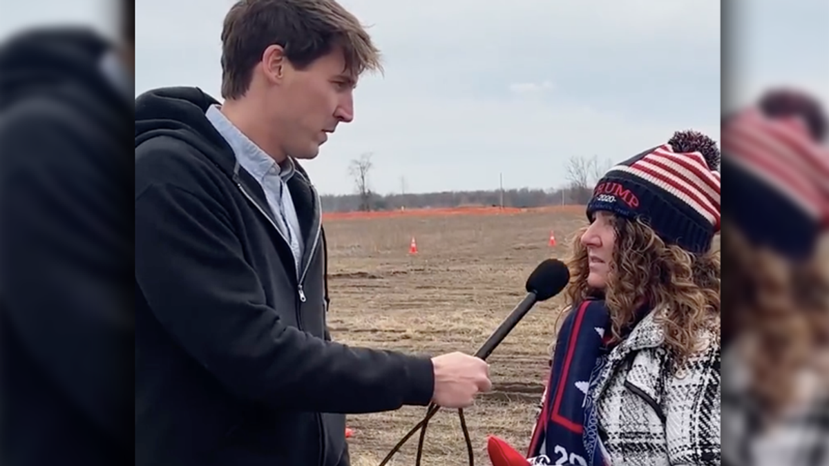 Michigan Trump supporter fumbles trying to explain why she wants Vladimir Putin to be the US president