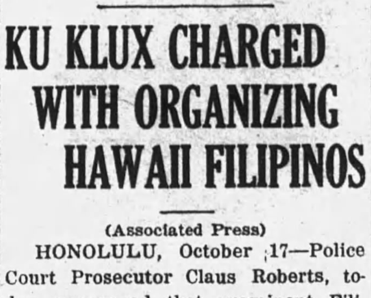 The bizarre and troubling story of Hawaii’s ‘Filipino KKK’ scare