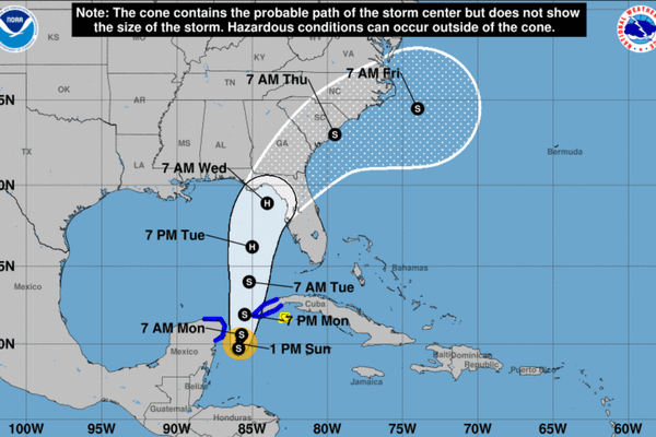 Tropical Storm Idalia forms, forecast to become hurricane that could threaten Florida