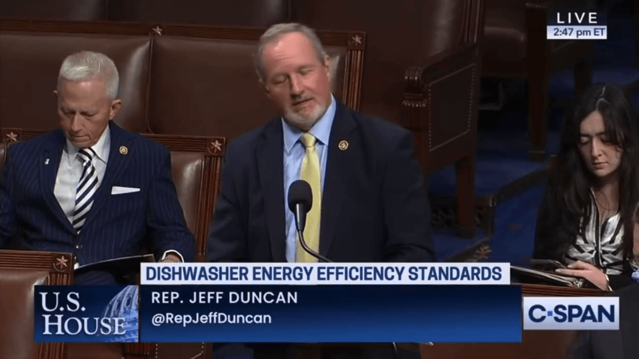 'Pray for this burdened man': Republican mocked after telling House he does his own dishes