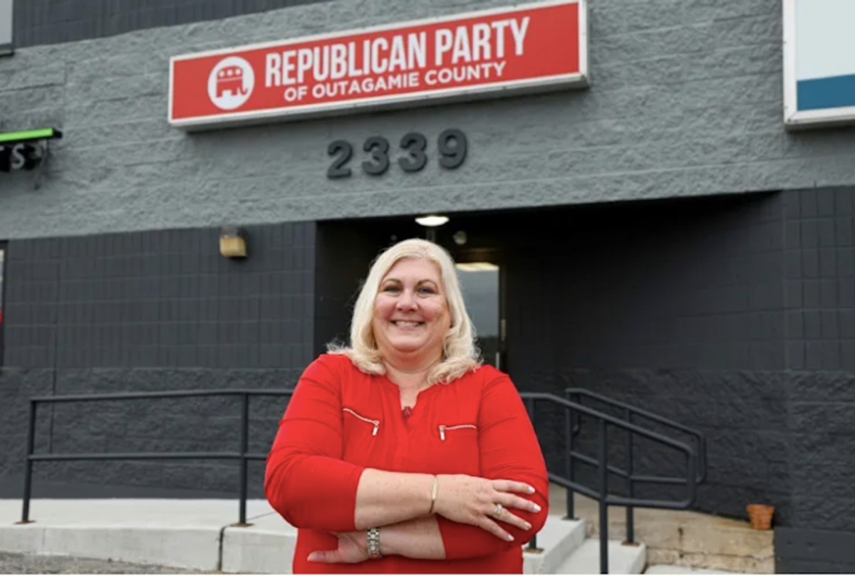 Democracy and economy are big worries in key Wisconsin county