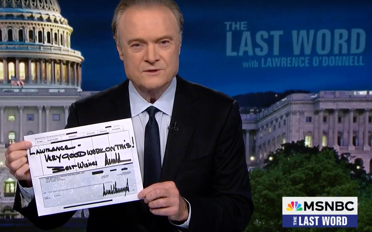 'Friendly note' to MSNBC's Lawrence O'Donnell used to sink Trump's Epstein defense