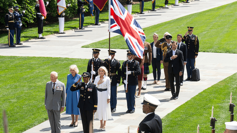 Major 'gaffe' sees British 'distress signal' flown at King Charles visit