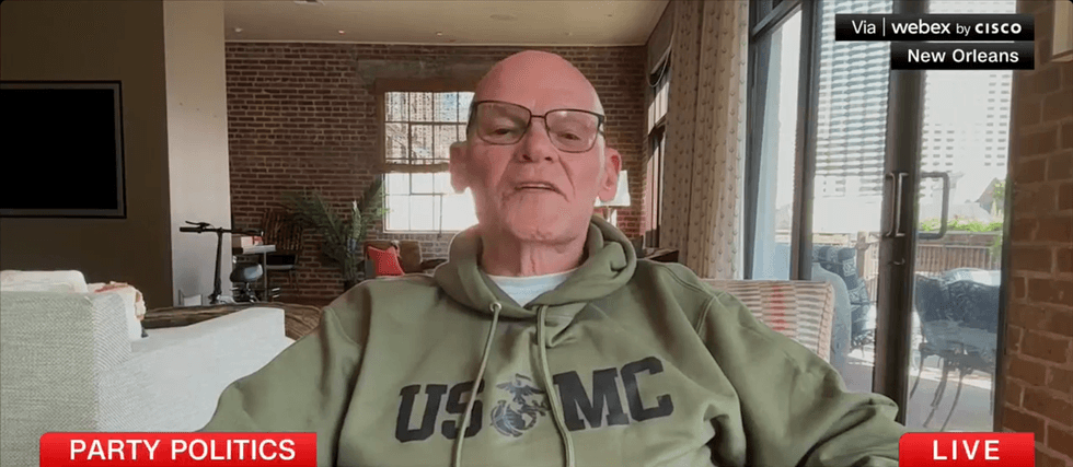 James Carville shuts down CNN host's 'way outside the strikezone' remark