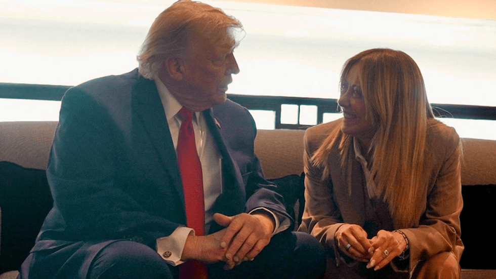 Italy's prime minister cheered across world as she delivers 'thrashing' to Trump