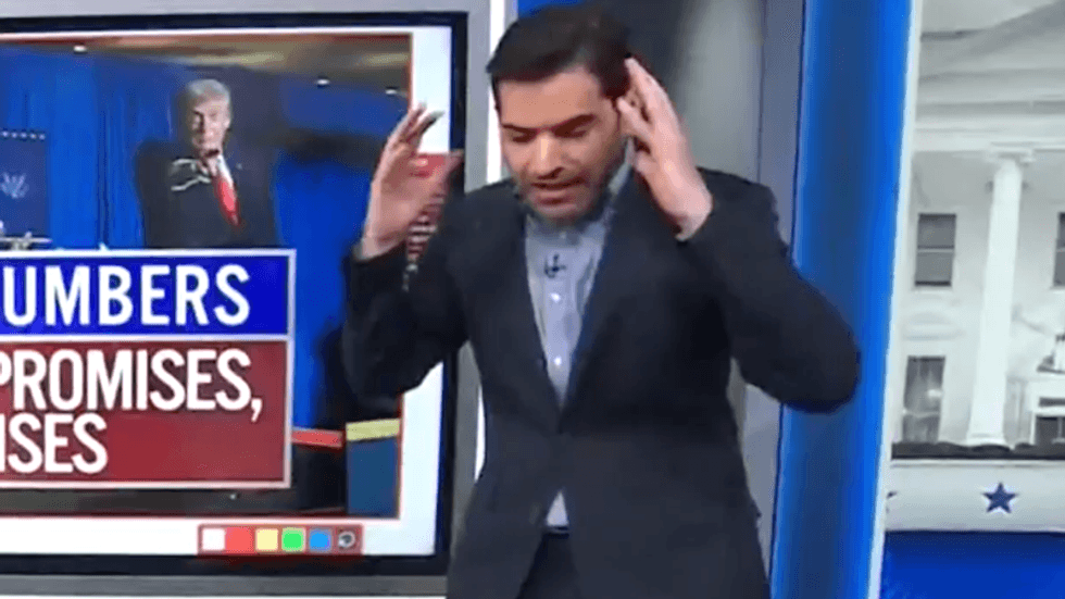 'Oh God no!' Data guru shrieks in mock horror as Trump breaks major campaign promise